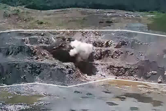 礦山邊坡滑坡識別